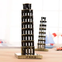 Magnificent Leaning Tower of Pisa Tower Crafts Creative Souvenirs Italian Architectural Figurine Ornaments Home Decoration Craft