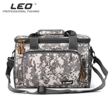 LEO 37*25*25 см Открытый квадратный Многофункциональный рыболовный мешок приманка сумка-мессенджер Ткань Оксфорд рыболовные аксессуары сумка для рыболовных снастей