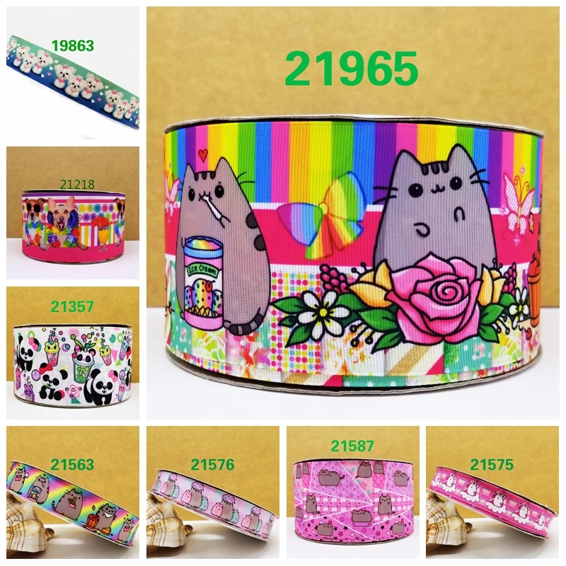 

Free shipping 2018 new arrival ribbons Hair Accessories ribbon 10 yards printed grosgrain ribbons 21965
