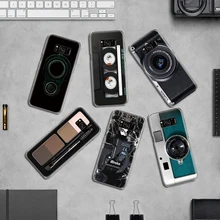 3D Ретро Камера кассеты шаблон для samsung Galaxy S4 S5 мини S6 S7 S8 S9 Edge Plus Note 3 4 5 8 чехол для телефона
