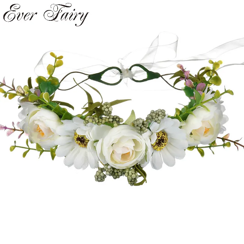 

Flower Crown For Women Flower Headband Crown 2019 New Arrival Hair Accessories