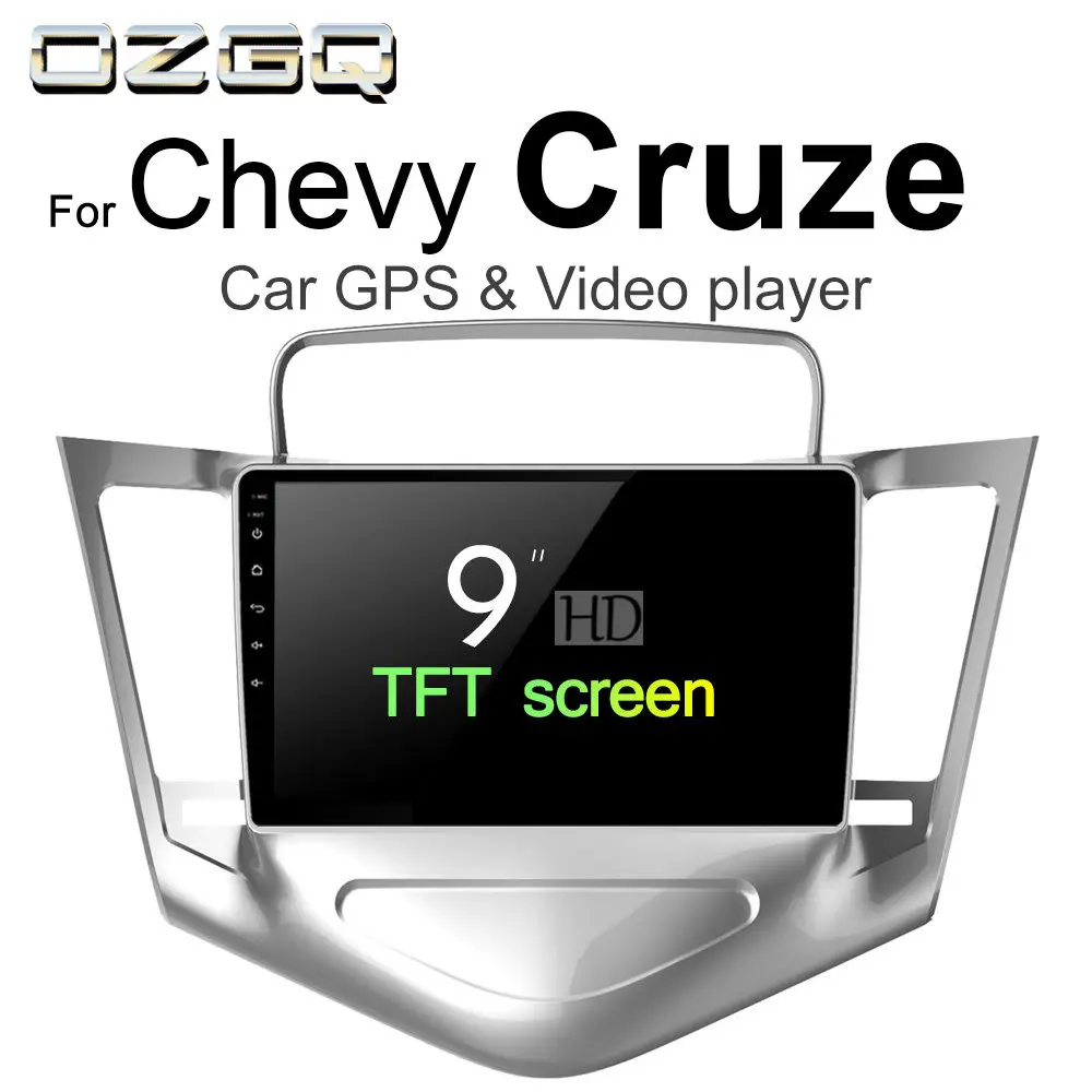 OZGQ Android 7 1 Автомобильный плеер для Chevrolet Cruze 2011 2018 экран Авто GPS навигация Bluetooth