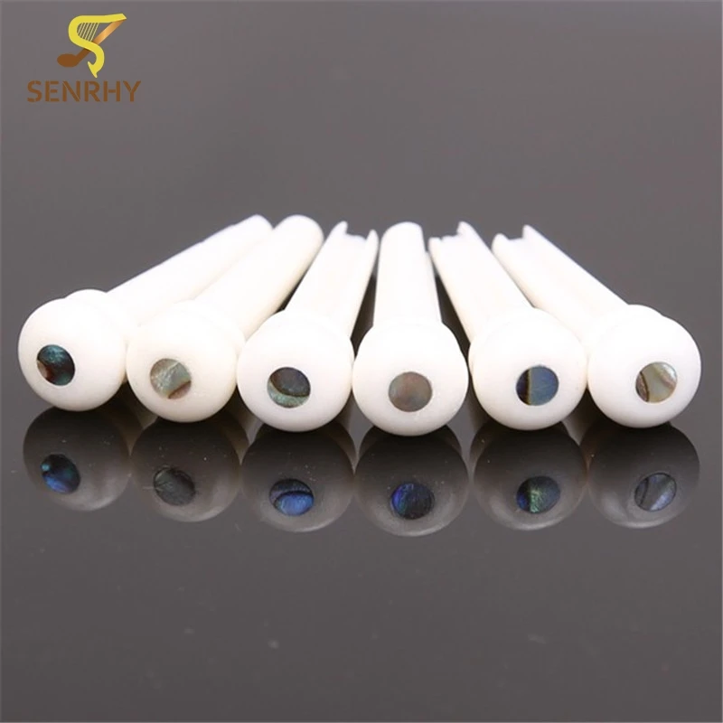 

New Cattle Bone Guitar Endpin with Abalone Dot Guitar Bridge End Pin For Acoustic Guitar Musical Instruments Parts & Accessories