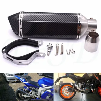 

Universal 36 51mm motorcycle modified Akrapovic exhaust pipe muffler For kawasaki ZXR400 GPZ500S/EX500R NINJA ZR750 ER-5 Z750S