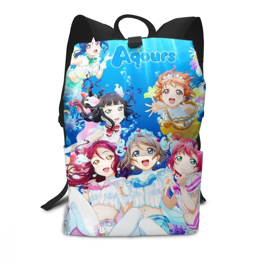 

Love Live Backpack Love Live Sunshine Koi Ni Naritai AQUARIUM Backpacks School Man - Woman Bag Pattern Trend High quality Bags