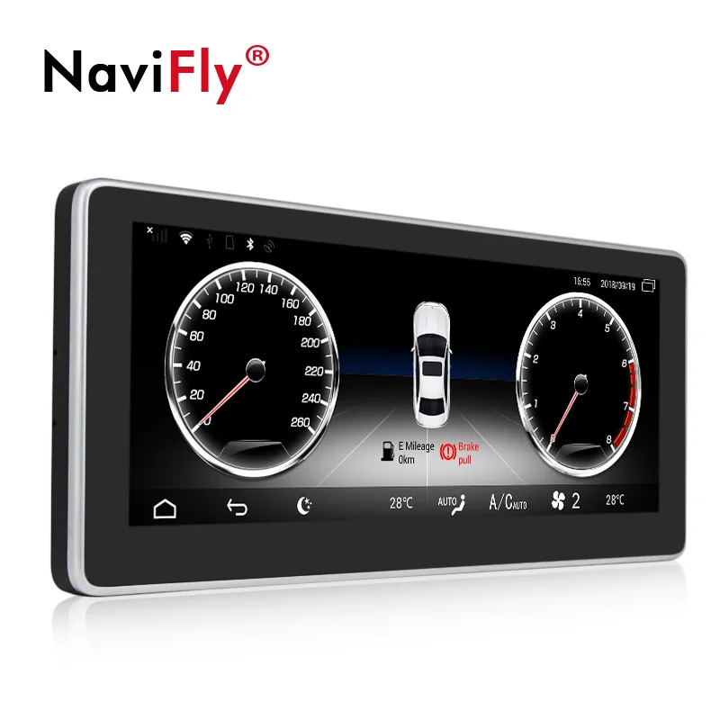 Discount NaviFly Android 7.1 car gps navigation multimedia player for Benz C-Class W204 S204 2008-2010 RAM 3GB 10.25 inch WIFI 4G LTE BT 4