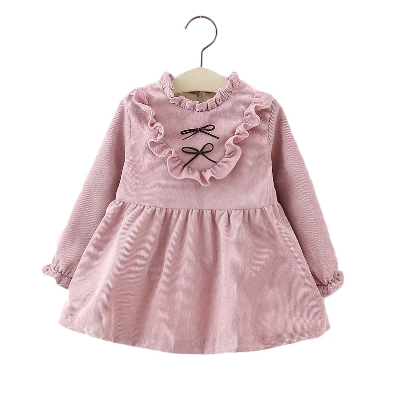 Осень-весна, детское платье, одежда для малышей, платье для девочек, вечерние платья принцессы на Рождество, плотное детское платье