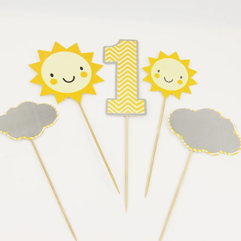 Sun Cake Topper Printable
