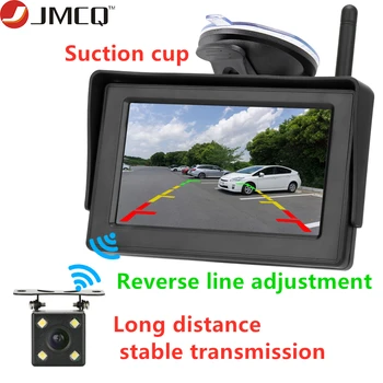 

Wireless Car Monitor 4.3" Screen for Rear View Reverse Camera TFT LCD Display HD Digital Color 4.3Inch PAL/NTSC LED Night Vision