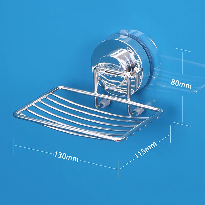 Нержавеющая сталь настенное крепление сильная Вакуумная присоска мыльница держатель стойки LB88