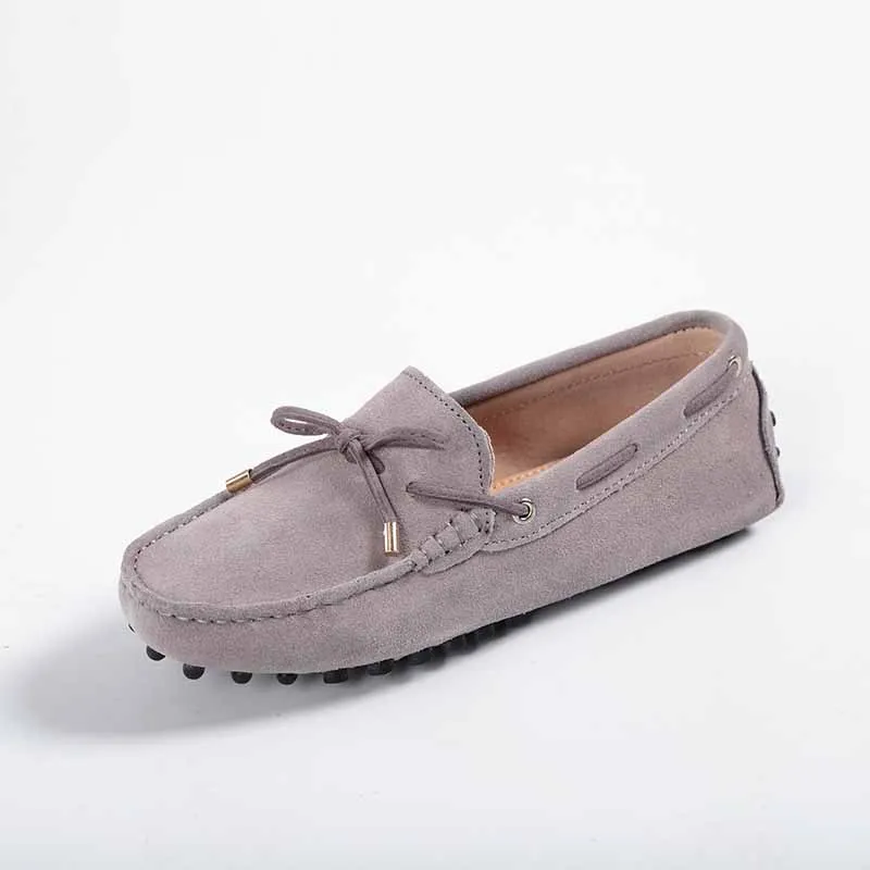 100% Genuine leather Women flats New Brand Handmade Women Casual leather shoes Leather Moccasin Fashion Women Driving Shoes 