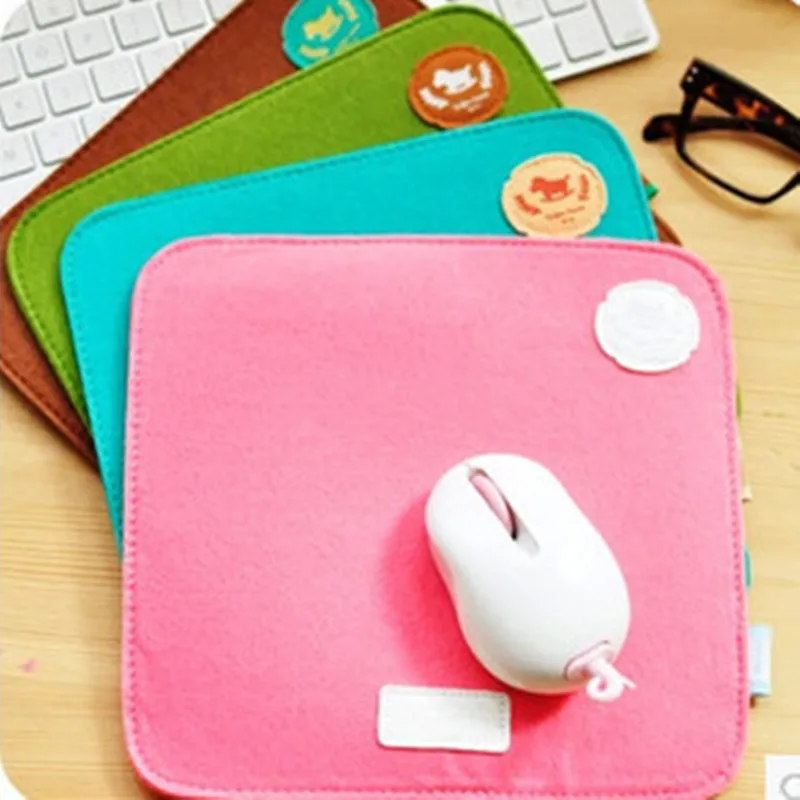 Personality 200*225*2mm Felt Cloth Mouse Pad 1 Pcs Soft Mat Non slip