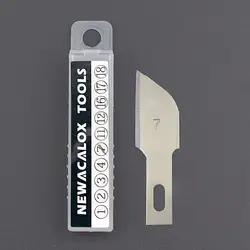 NEWACALOX 20 шт. нержавеющая сталь лезвия для пленки для мобильных телефонов инструменты резак Graver рукоделие, хобби ножи DIY скальпель дерево