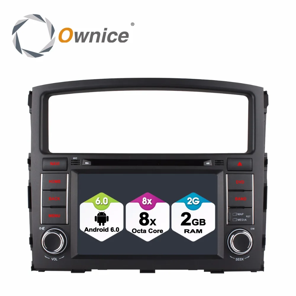 1024*600 Octa 8 Core 2GB RAM Android 6 0 Автомобильный DVD-плеер для MITSUBISHI PAJERO V97 V93 2011 2012 2013 2014 2015 GPS