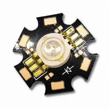 

3W RGB high power led with heatsink,with 6pin