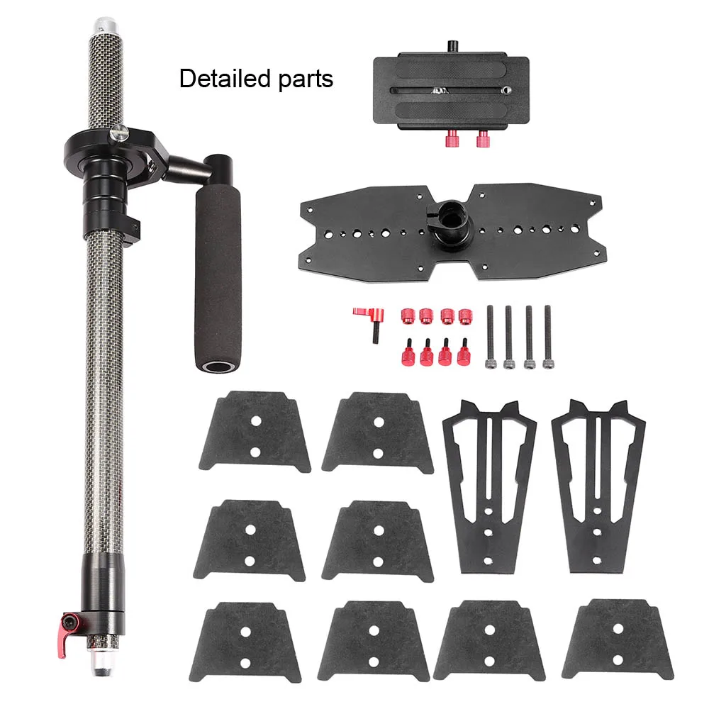 Профессиональный Ручной Стабилизатор из углеродного волокна для видеокамеры Canon Nikon sony и т. д. система стабилизации DSLR камеры видеокамеры