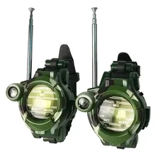 2 шт. портативная рация 7 в 1 часы компас беспроводной для детей Дети Открытый интерактивная игрушка FJ88