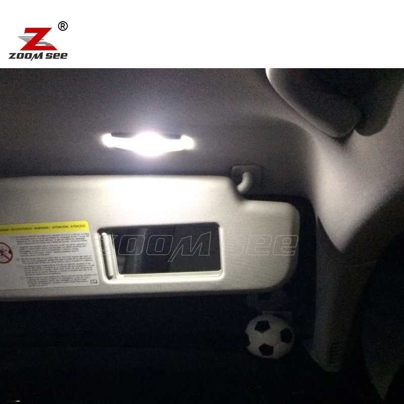 22x светодиодный фонарь освещения номерного знака+ внутренняя лампа для чтения Комплект для Volkswagen аксессуары для транспортер Caravelle MK5 T5(2003