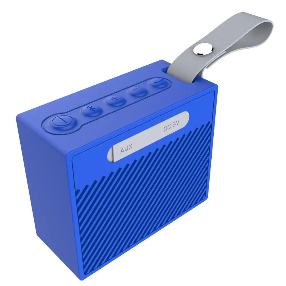

Brand New Bluetooth V5.0 Active Siri Noise Cancelling portable wireless outdoor waterproof IP67 swimming speaker-Blue