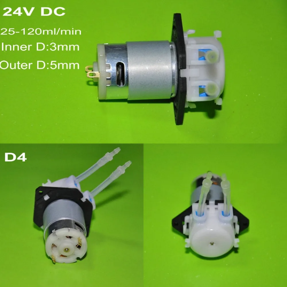 

24V DC D4 Dosing Pump Peristaltic Head For Laborator Lab Analytical Water