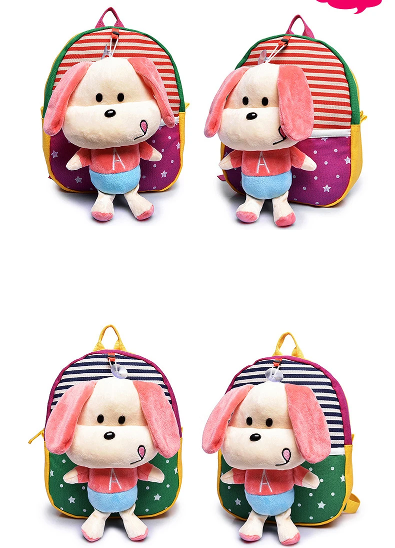 Plush backpacks toy bear Kids plush bags Dolls&Stuffed Toys Baby kindergarden School Bags children mochila for 2-5years