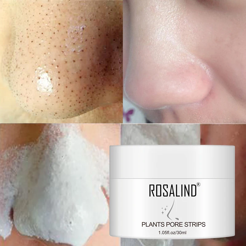 

ROSALIND Nose Blackhead Remover Facial Deep Cleaning Nose Mask Blackheads Strips Removal Hydrating Pores Cleaning Nasal Sticker