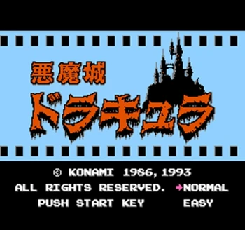 

Akumajou Dracula Region Free 60 Pin 8Bit Game Card For Subor Game Players