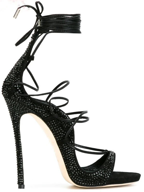 bling sandals heels