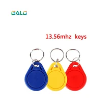 100 pcs/bagS50 RFID 13,56 Mhz IC Tag жетон брелок IC карты красный синий Yello выбрать