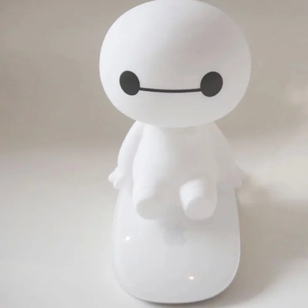 Мультяшный пластиковый робот Baymax, качающаяся голова, автомобильные аксессуары, украшение интерьера автомобиля, большая кукла героя, игрушки, аксессуары