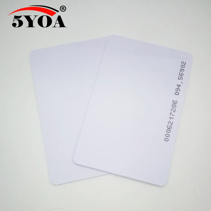 100 шт. RFID карта для контроля доступа 4100/4102 кГц|Карты доступа| |