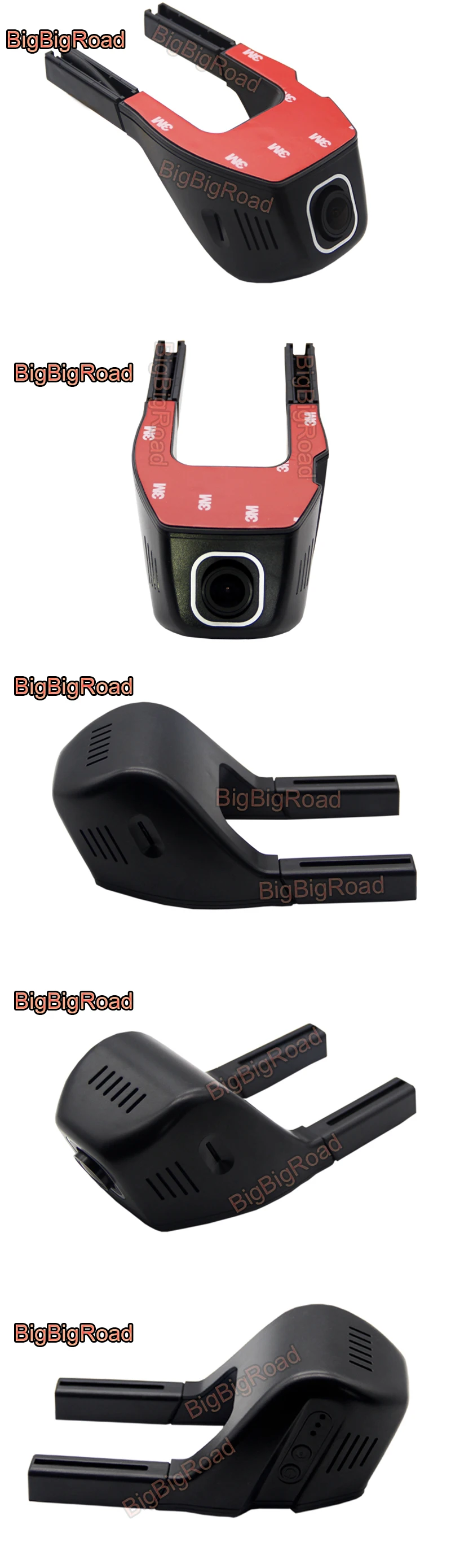 BigBigRoad для автомобиля Toyota Camry Wifi DVR вождения видео рекордер скрытого типа FHD 1080P видеорегистратор ночного видения