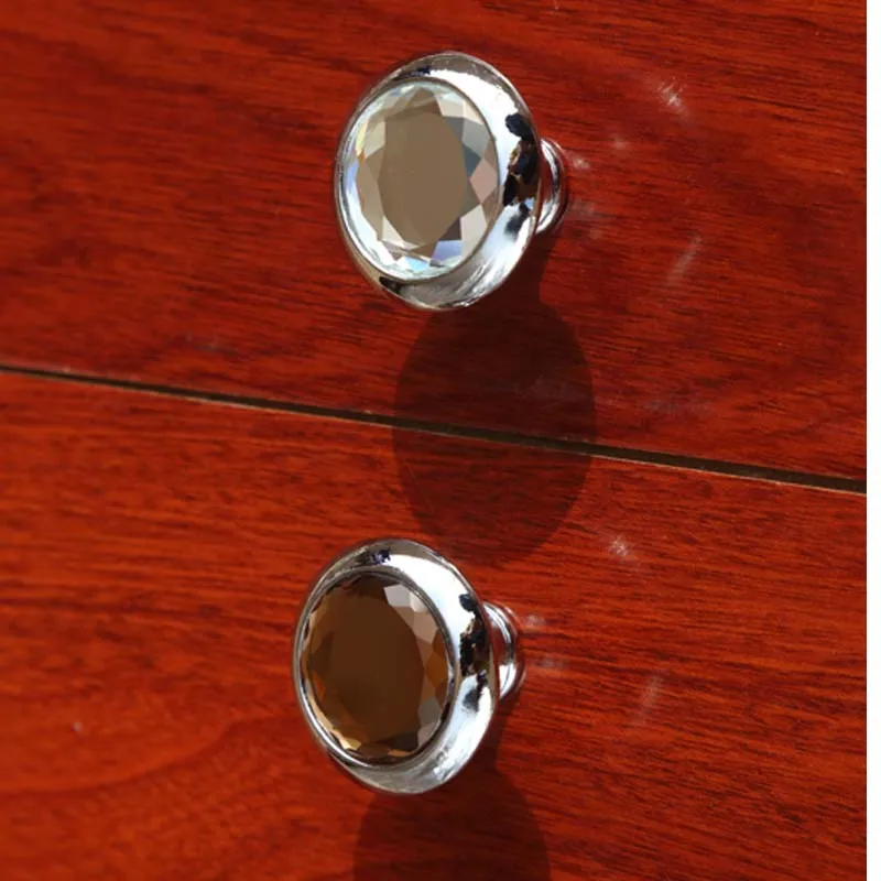 glass drawer watch tv table knobs pulls brown crystal dresser bookcase