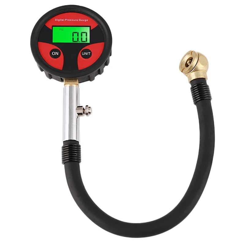 

Lcd Digital Pressure Gauge 0-200Psi Internal Cycle Car Truck 4 Units Available Instrument Ball Head Universal Tire
