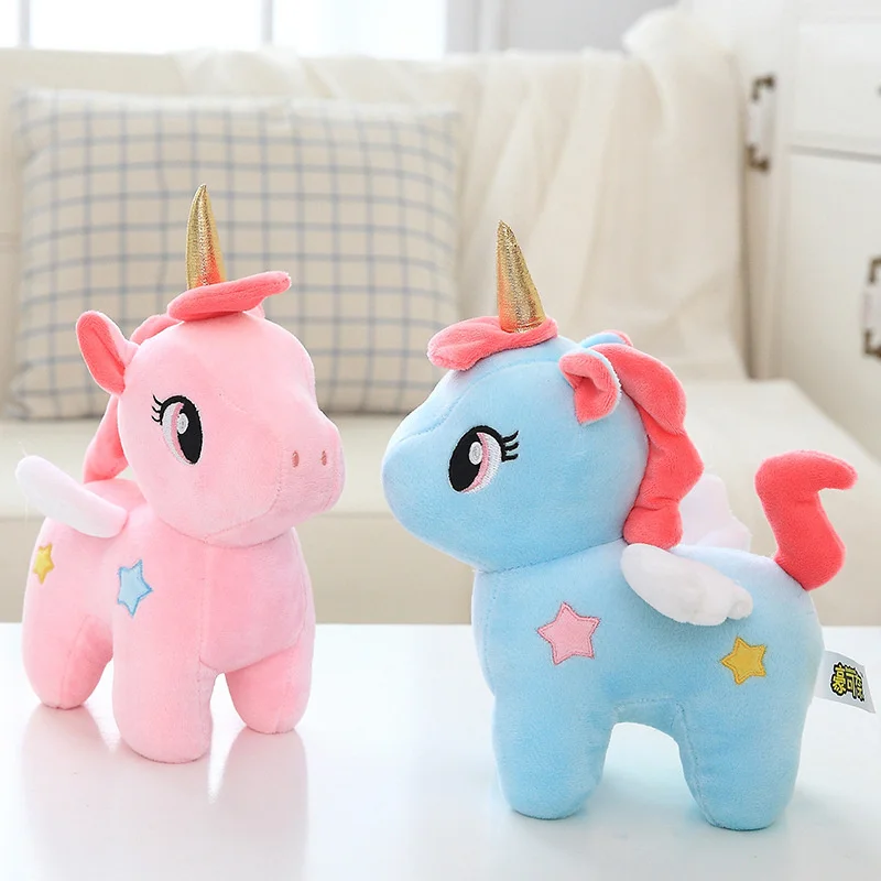 

20/25CM Cute Unicorn Plush Toy Soft Stuffed Cartoon Unicorn Dolls Animal Horse High Quality Gift for Children