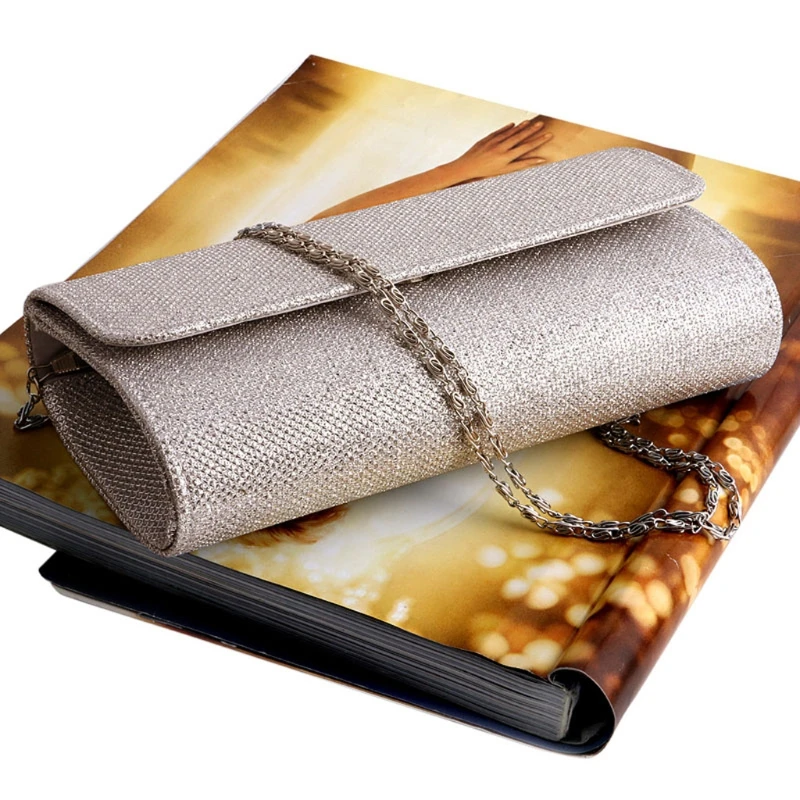 THINKTHENDO Women's Evening Shoulder Bag Bridal Clutch Party Prom Wedding Envelope Handbag THINKTHENDO Women's Evening Shoulder Bag Bridal Clutch Party Prom Wedding Envelope Handbag