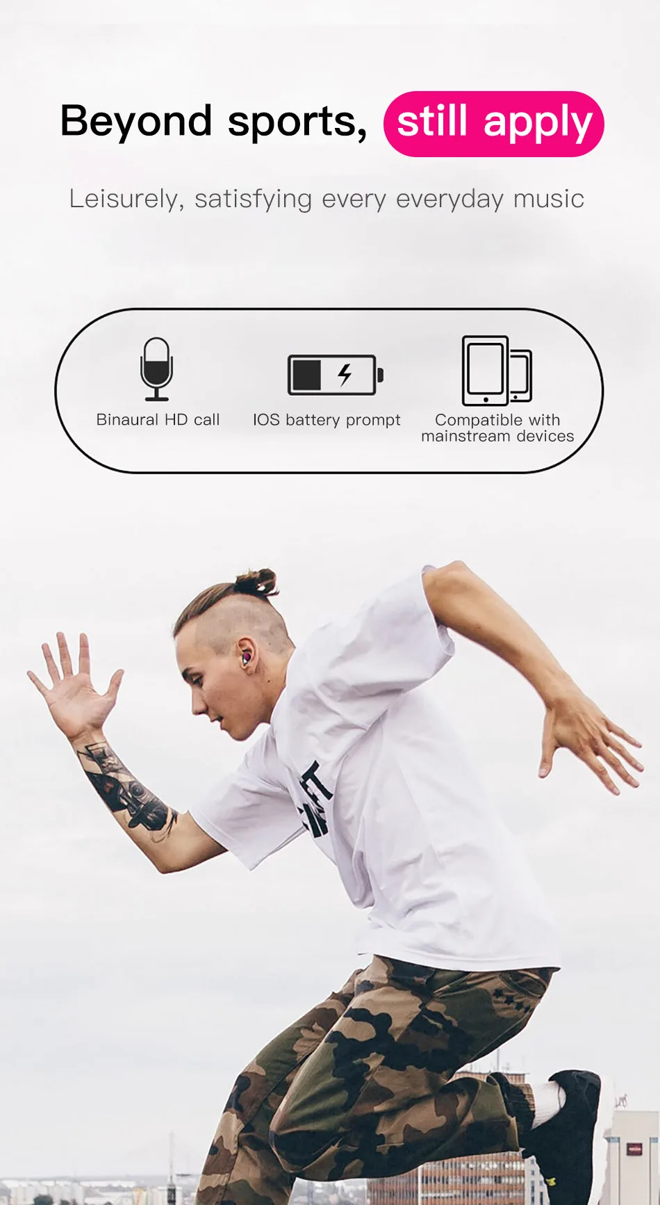 !ACCEZZ TWS Bluetooth Earphone 5.0 Wireless Headphones IPX5 Waterproof HIFI Stereo Touch Control Headset For iphone Xiaomi Phone (10)