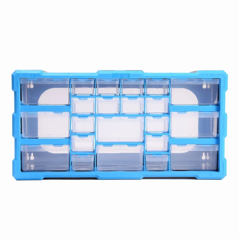 

high quality tool case toolbox Parts box Classification of ark Multi-grid drawer type Building blocks Screw hardware Storage box