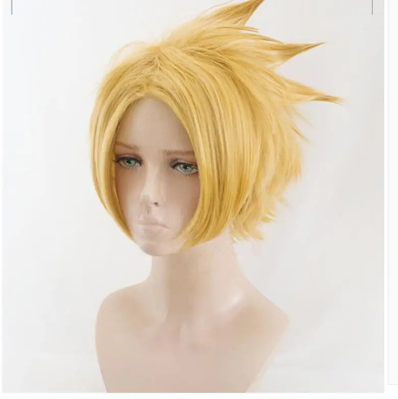 Новинка высокое качество Kaminari Denki парик для косплея My Hero Academy Play костюм на