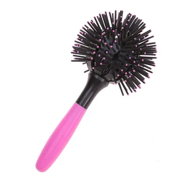 

3D Curl Brush Massage Heat Resistant Sea Urchin Air Brush not Confused Creates Smooth Silky Hair Add Volume Lift by combing