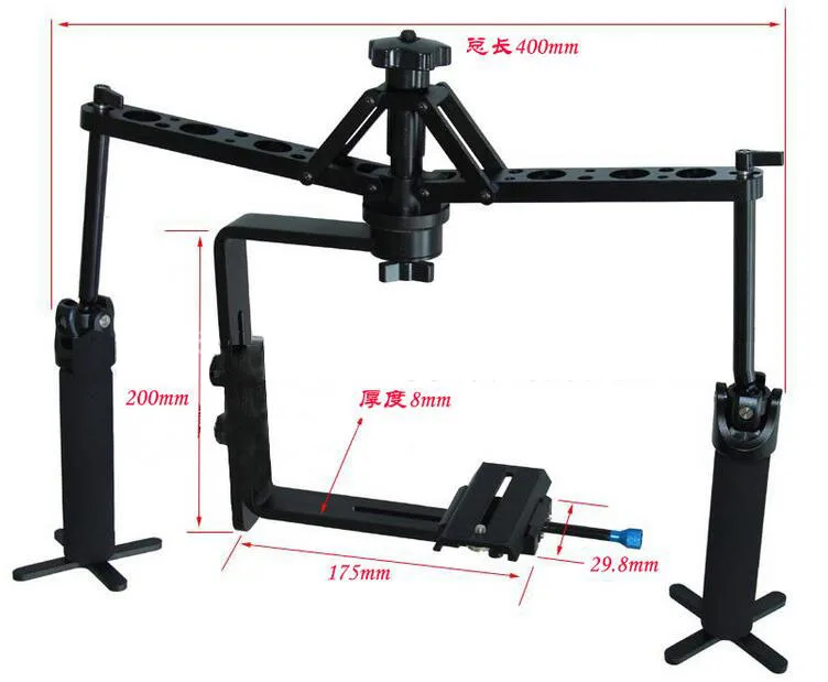 DSLR Rig камера видео ручной механический стабилизатор паук Comodo Orbit следующий снимок 70D 6D 5D2 5D3 7D D610 D810 D7100