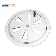 Нержавеющая сталь 316 лодка морской круглый воздушный жалюзи вентиляционная решетка решетчатая вентиляционная решетка гриль крышка Боковая ручка открытие