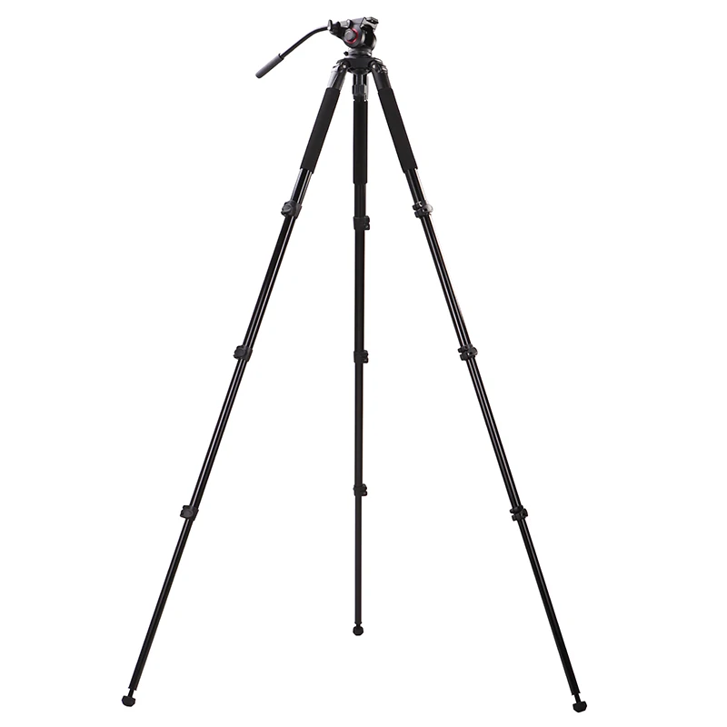 US $387.78 Miliboo MTT702A Portable Aluminium Tripod For Professional CamcorderVideoDigital CameraDSLR Tripod Standwith Hydraulic Ball