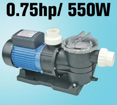 

0.55KW/0.75HP SWIMMING POOL PUMP with basket Filter, pool filter pump Max Flowrate 240 L/min (1440 L/H) Max head 10.8M