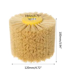 Сизаль полировальная круглая щетка головки полировка вышлифовка, полирование кожаным кругом колеса 120*100*19 мм