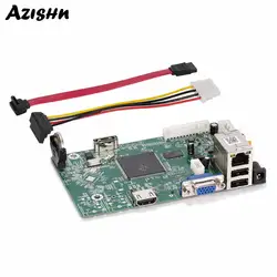 AZISHN 4CH NVR 1080 P H.264 сети видео Регистраторы 4CH 1080 P/8CH 960 P видеонаблюдения NVR ONVIF Системы VGA/HDMI видео Выход для IP Камера