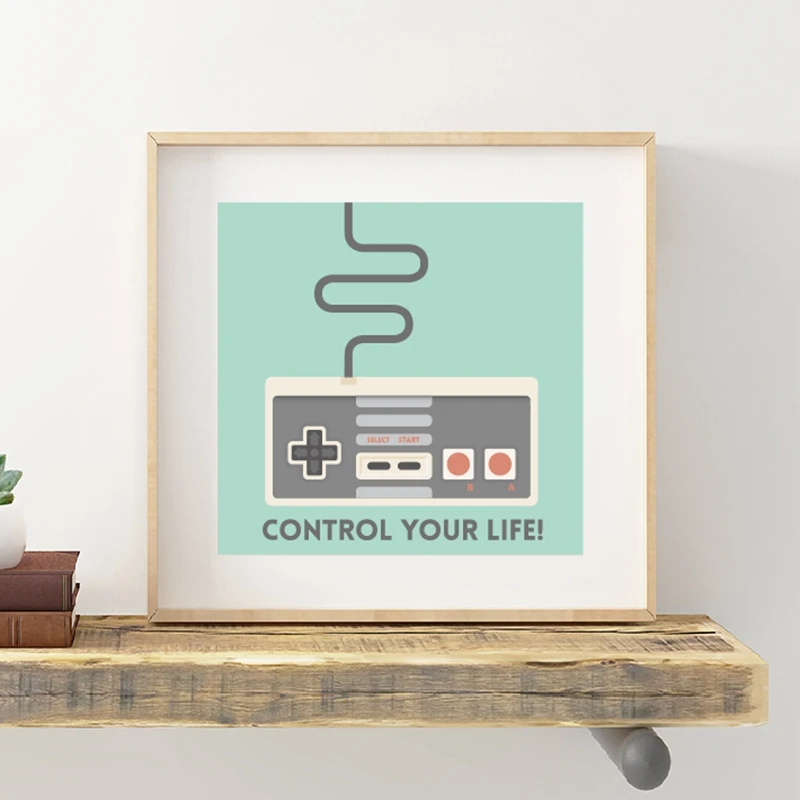 Control your life wall art prints