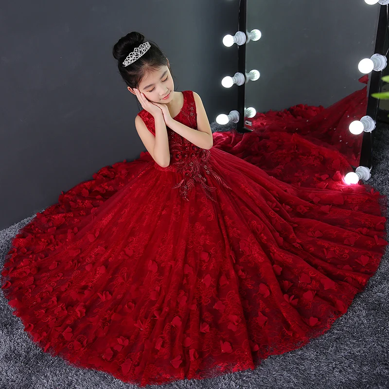 Красивое Красное Платье Для Девочек