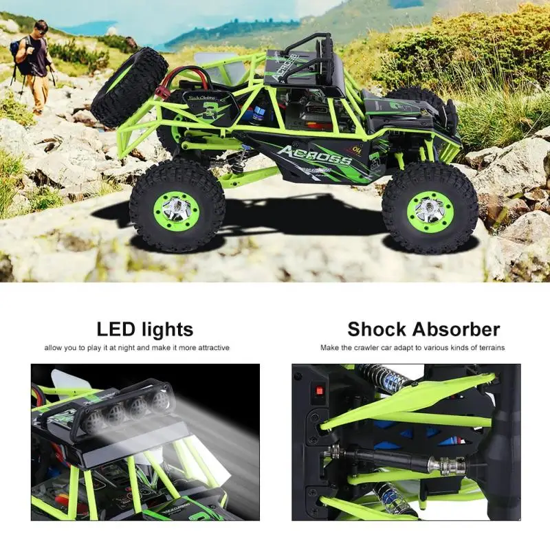 WLtoys 1/12 Масштаб RC Гусеничный автомобиль игрушки 2 4 ГГц 50 км/ч высокая скорость 4WD