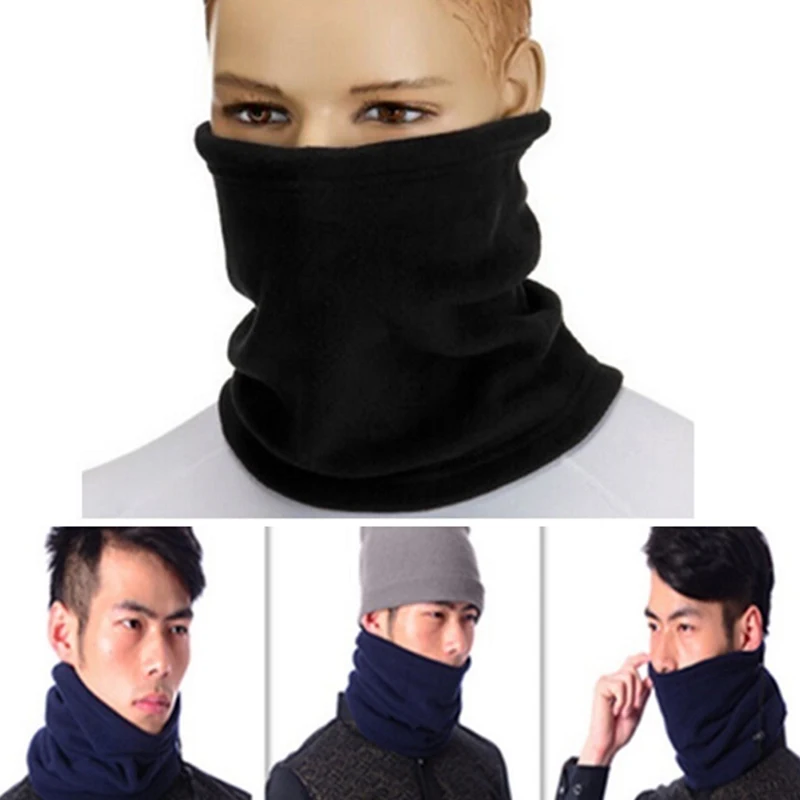 4 in 1 Winter Unisex Women Men Warm Thermal Scarf Snood Neck Warmer